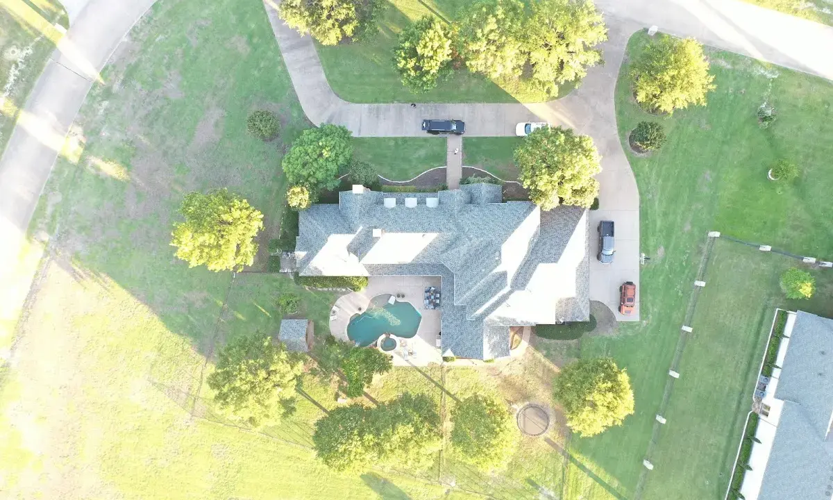New shingle roof installation on a home in McSwain